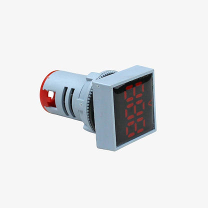 SIBASS AD16-22FSV AC Voltmeter Display Square Red 22mm (AC60-500 V)