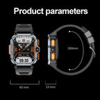 Eurasian African Versions 4G SIM Card Slot Rugged Sports Smartwatch With Google Play Store, Black 2+16G, Silver 2+16G, Black 4+64G, Silver 4+64G