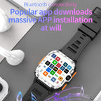 Eurasian African Versions 4G SIM Card Slot Rugged Sports Smartwatch With Google Play Store, Black 2+16G, Silver 2+16G, Black 4+64G, Silver 4+64G