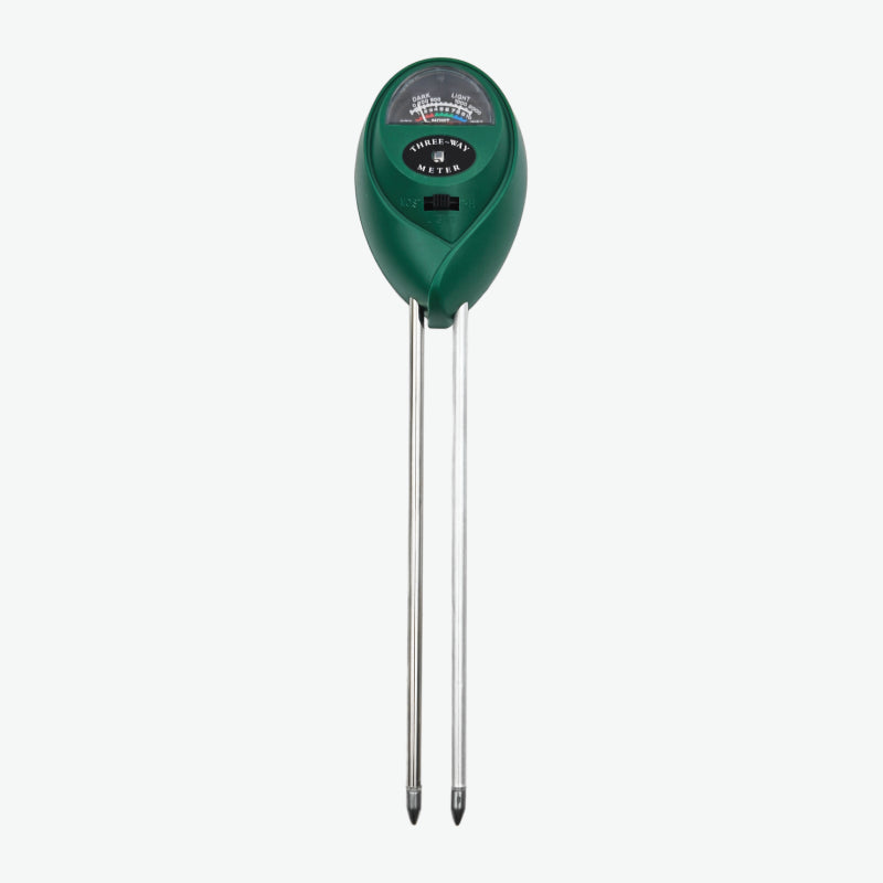 Three-Way Soil Meter for Moisture, Light Intensity and pH Testing