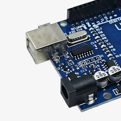 Uno R3 CH340G ATmega328p Development Board with USB Type-B Cable - Compatible with Arduino