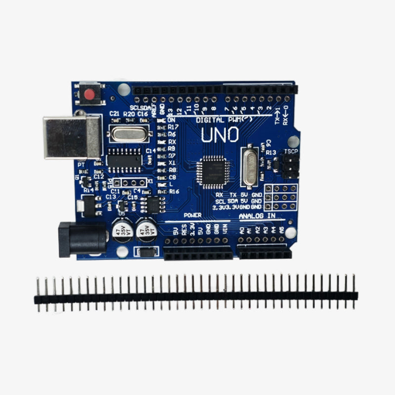 Uno R3 CH340G ATmega328p Development Board with USB Type-B Cable - Compatible with Arduino