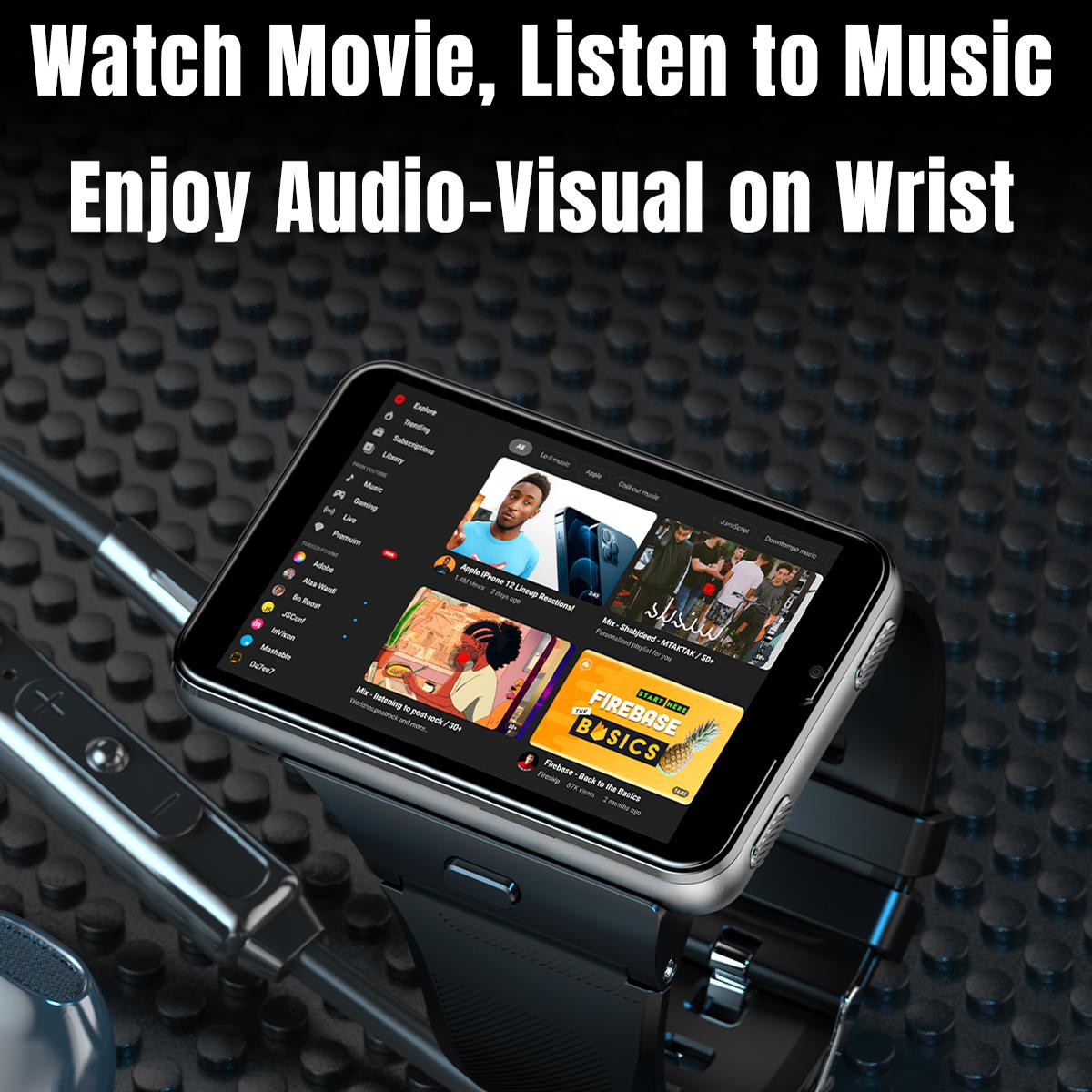 S999 2.88-inch 4G Android Smart Watch, 4GB/64GB, Silver — product detail image 10