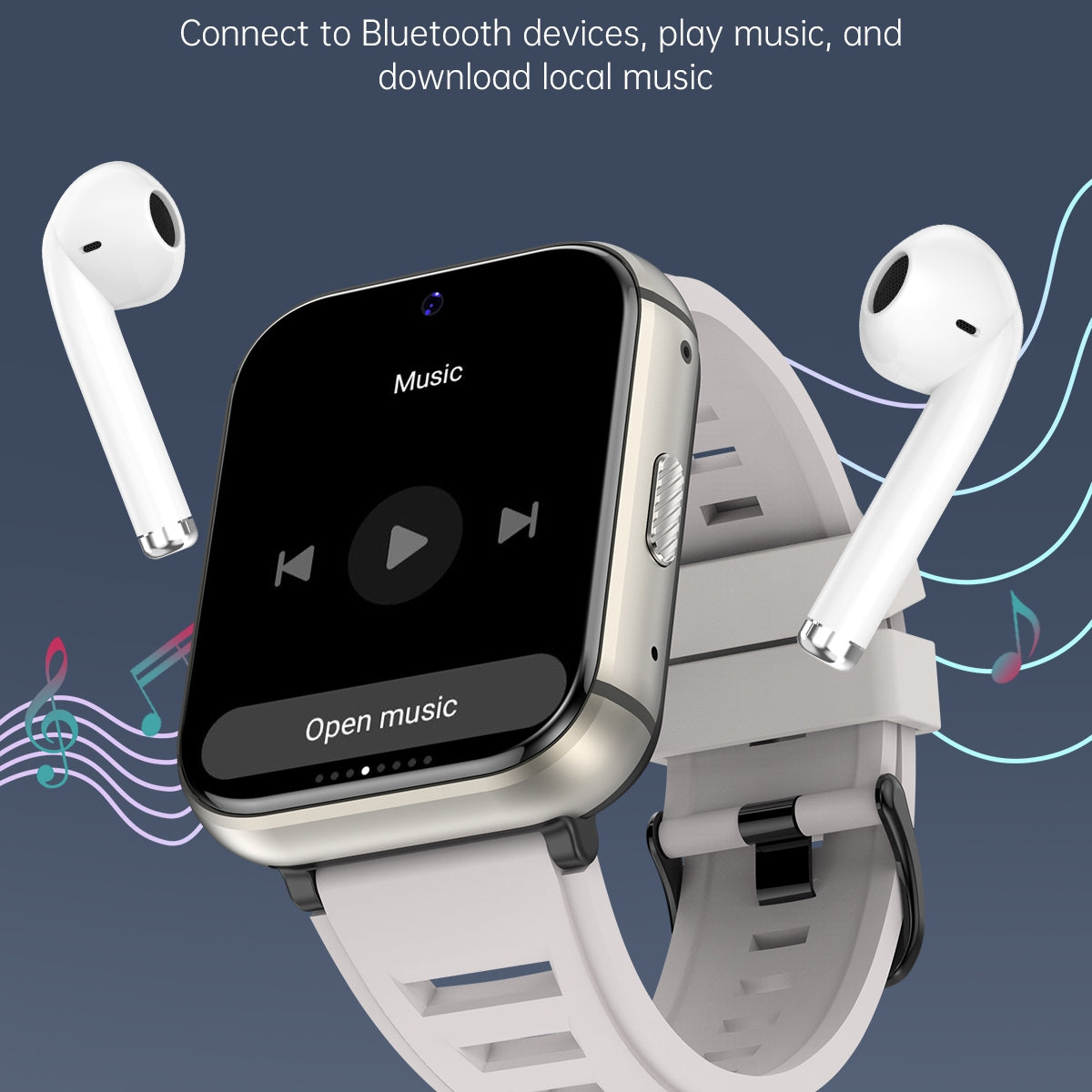 Q668 1.99-inch 4G Android Smart Watch, 2GB/16GB, Black — product detail image 11