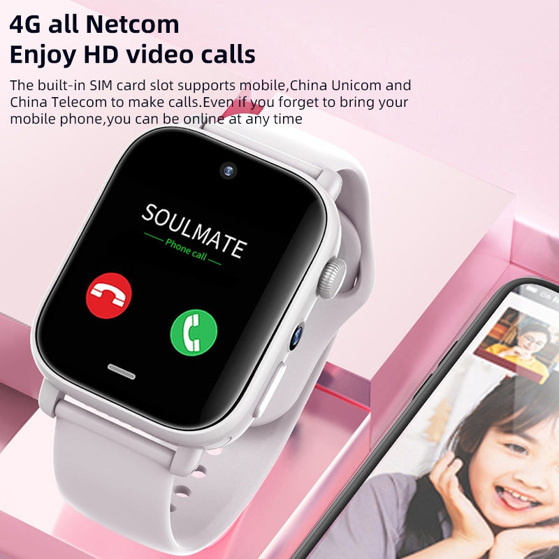 UNIWA X1S 1.9-inch 4G Android Smart Watch, White — product detail image 5