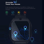 Model X 1.99-inch 4G Android Smart Watch, 2GB/16GB, Black — product detail image 10