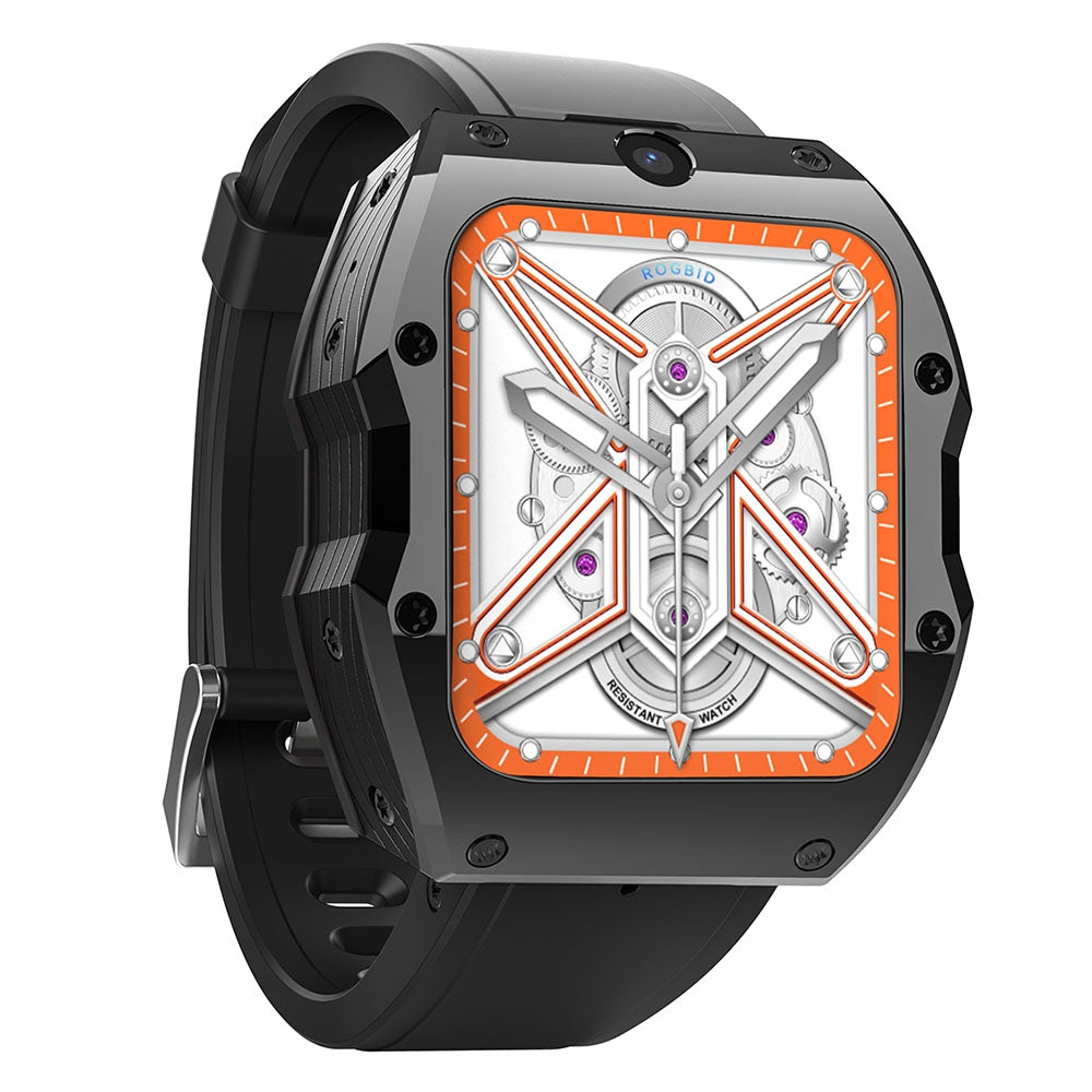 Model X 1.99-inch 4G Android Smart Watch, 2GB/16GB, Black — front product view