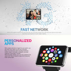 DM100 2.86-inch SIM Smart Watch, 1GB/16GB, Black — product detail image 7