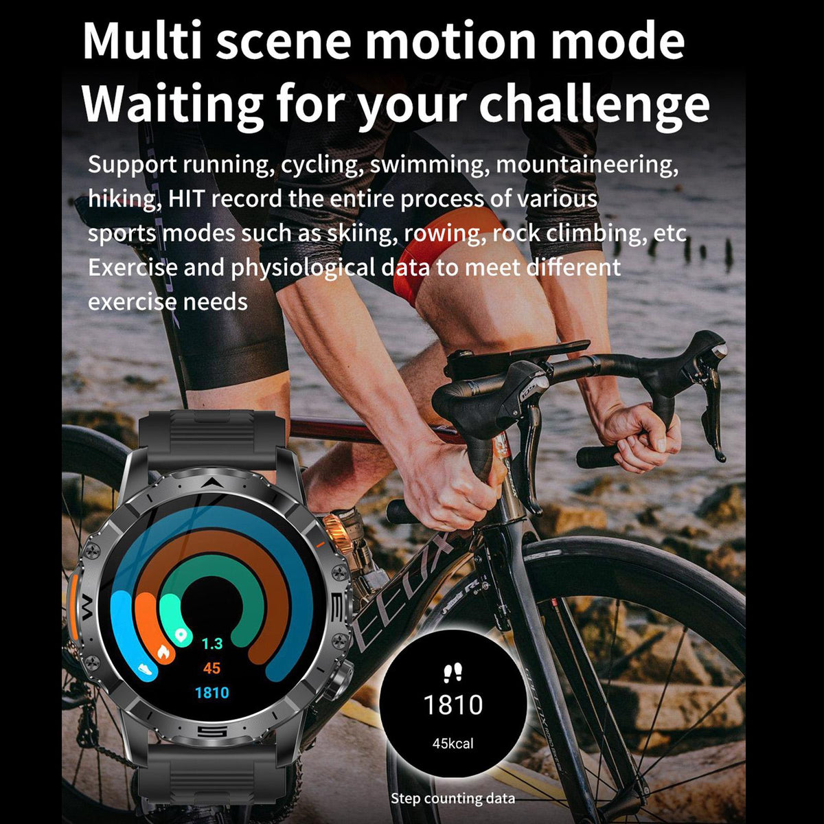 BH11 1.508-inch AMOLED 4G Smart Watch, 2GB/16GB, Black — product detail image 8