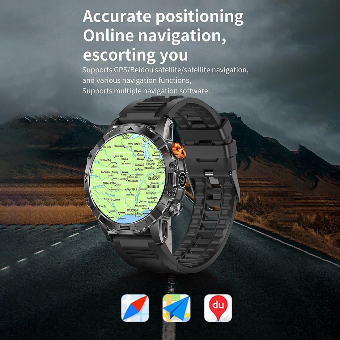 BH11 1.508-inch AMOLED 4G Smart Watch, 2GB/16GB, Black — product detail image 13