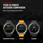 Zeblaze Stratos 4 Rugged GPS Smart Watch, Black — product detail image 9