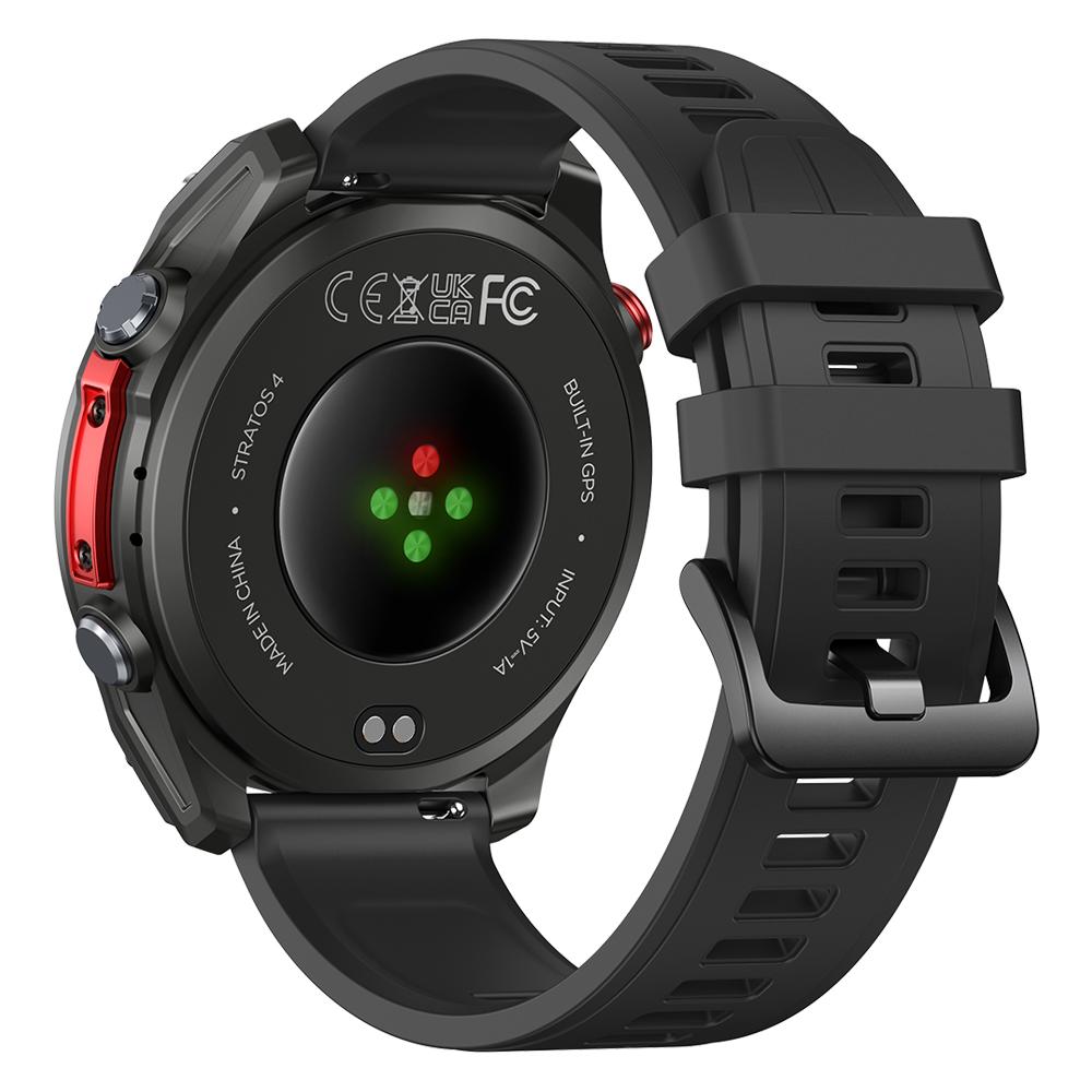 Zeblaze Stratos 4 Rugged GPS Smart Watch, Black — product detail image 3