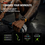 Zeblaze Stratos 4 Rugged GPS Smart Watch, Black — product detail image 6