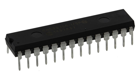 ENC28J60-I/SP Microchip SPDIP-28 Ethernet Controller