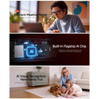 HD5 Ultra 8MP AI Camera & Translation Glasses with Charging Case — comfort and lightweight frame