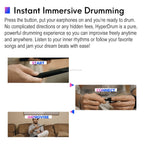 Hyperdrum motion-sensing virtual drum kit detail 2