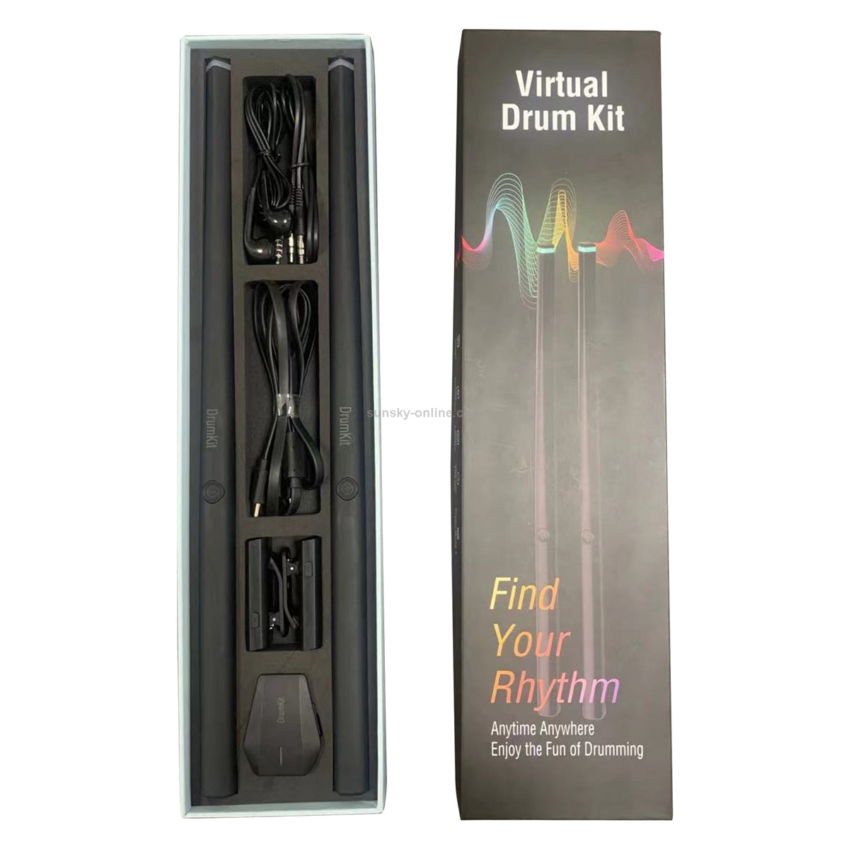 Hyperdrum motion-sensing virtual drum kit detail 7
