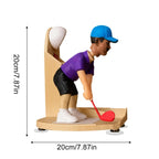 Custom Head Interactive Golf Bottle Opener | Creative Figure Cap Launcher Game for Home Bar & Man Cave Best Gift for Him