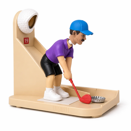 Custom Head Interactive Golf Bottle Opener | Creative Figure Cap Launcher Game for Home Bar & Man Cave Best Gift for Him