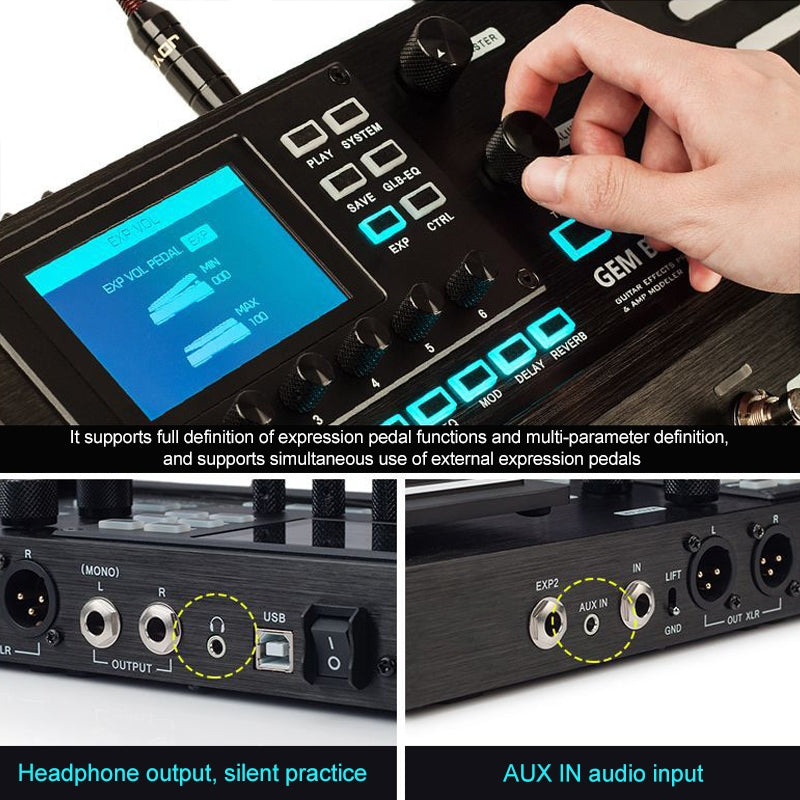JOYO GEM BOX III multi-effects guitar processor detail 4