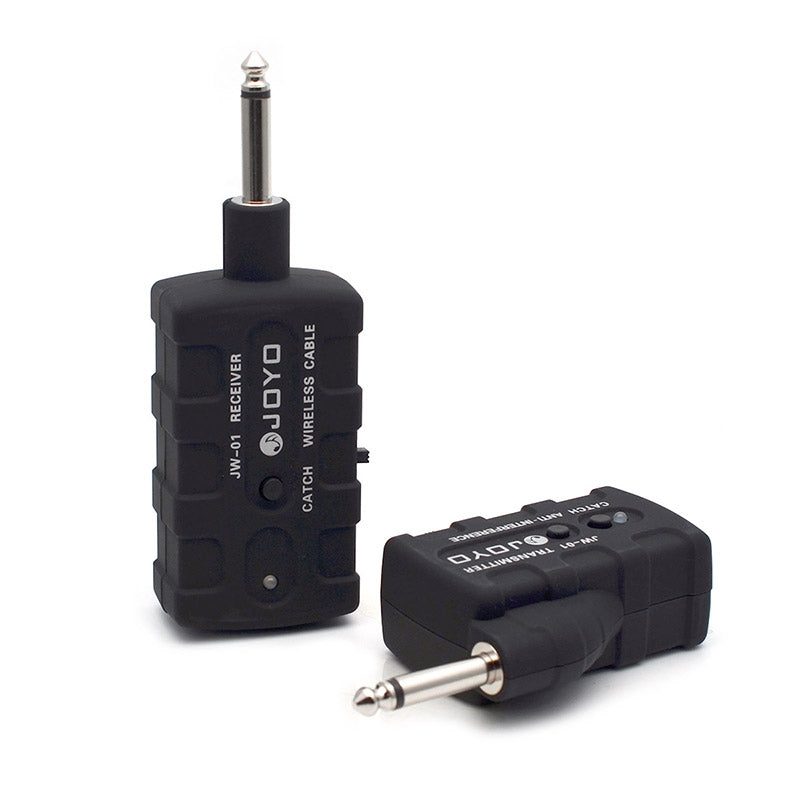 JOYO JW-01 wireless guitar transmitter and receiver detail 1