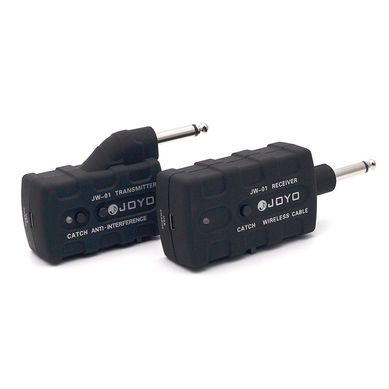 JOYO JW-01 wireless guitar transmitter and receiver detail 2