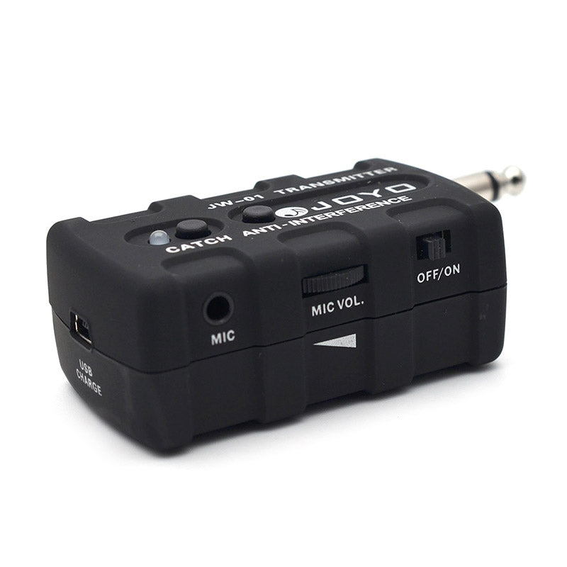 JOYO JW-01 wireless guitar transmitter and receiver detail 4