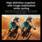 L805 8MP AI Cycling Glasses with Stabilization & Polarized Lenses — AI voice and translation features