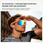 L805 8MP AI Cycling Glasses with Stabilization & Polarized Lenses — comfort and lightweight frame