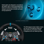 Logitech G29 racing wheel and pedals detail 3
