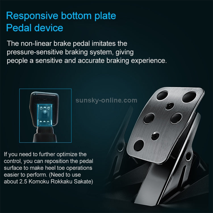 Logitech G29 racing wheel and pedals detail 7