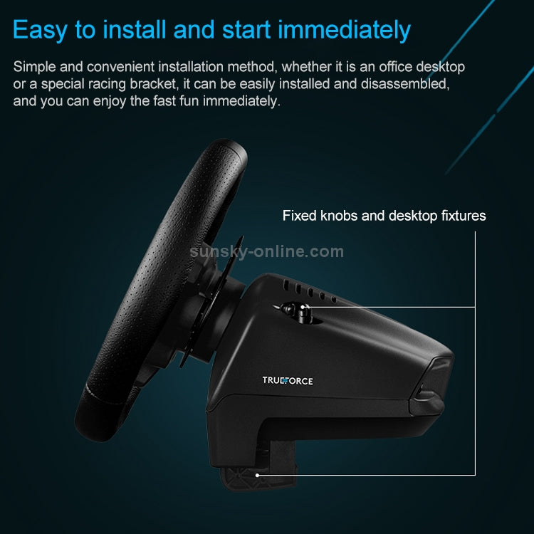 Logitech G923 racing wheel and pedals detail 6