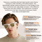 M02 Ultra 8MP Photochromic AI Smart Glasses with Charging Case — 8MP camera and hands-free capture