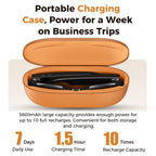M02 Ultra 8MP Photochromic AI Smart Glasses with Charging Case — dual-microphone noise reduction