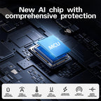 Dual QC 3.0 USB-A and USB-C PD charging ports on M6800 inverter