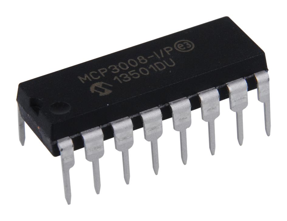 MCP3008-I/P integrated circuit