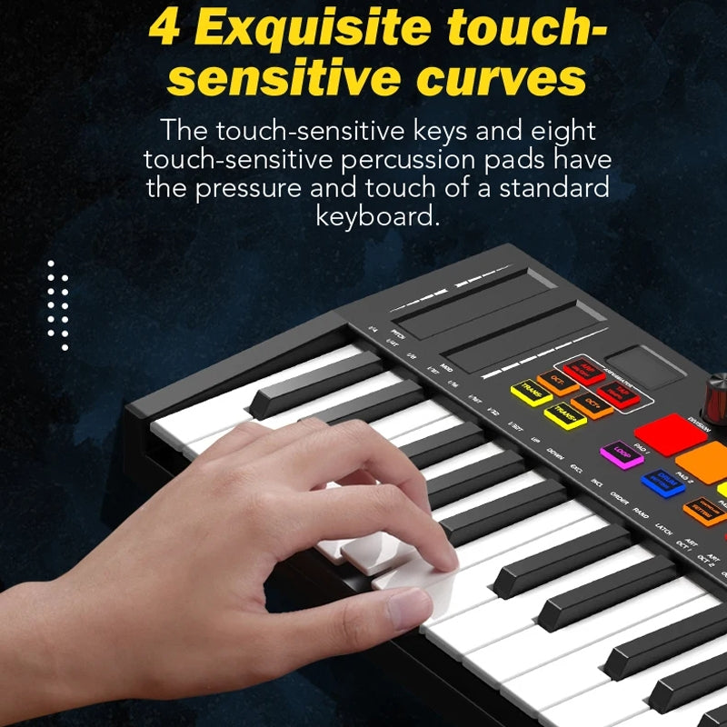 MD02 25-key portable MIDI keyboard controller detail 7
