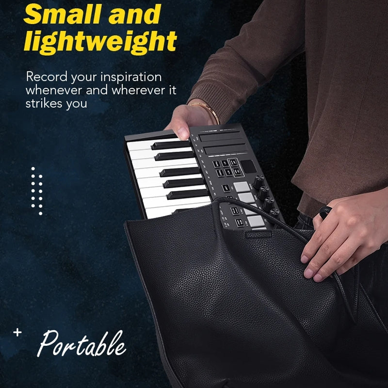 MD02 25-key portable MIDI keyboard controller detail 9