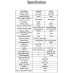 Measy AU680AR2 wireless audio system specifications for microphones, mixers and speakers