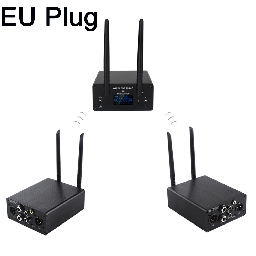 Measy AU680AR2 wireless XLR audio transmitter and receiver 2-set with EU plug