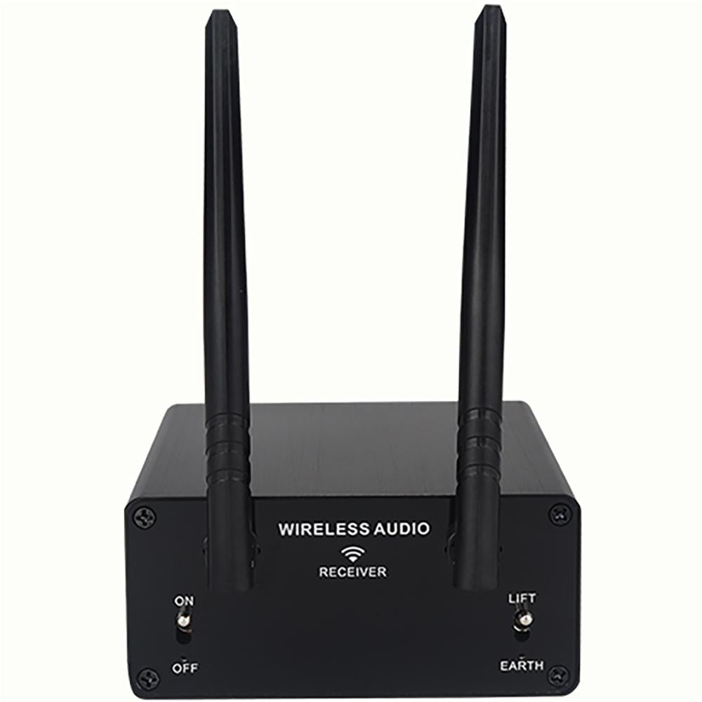 Measy AU680AR4 long-range wireless audio transmitter and receiver for stage and studio use