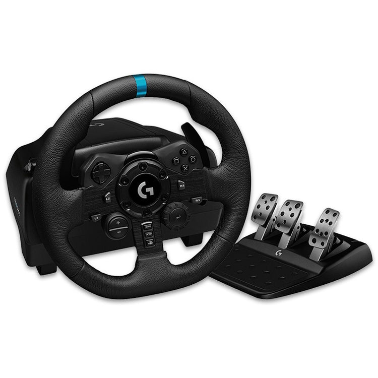 Logitech G923 Racing Wheel & Pedals for PlayStation and PC – front product view