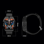 LOKMAT APPLLP 3 Max 2.02-inch 4G Smart Watch, Blue — product detail image 4