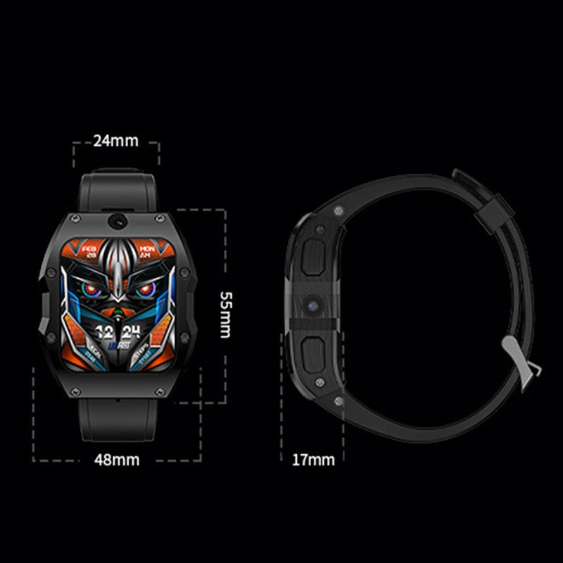 LOKMAT APPLLP 3 Max 2.02-inch 4G Smart Watch, Blue — product detail image 4