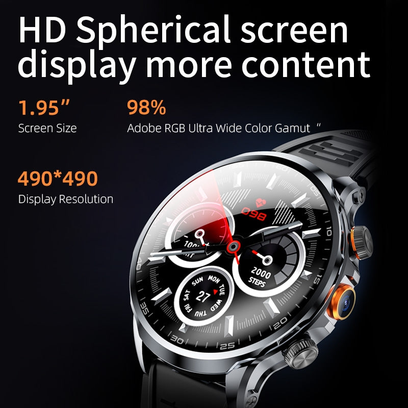 H18 1.95-inch SIM Android Smart Watch, 2GB/32GB, Black — product detail image 1