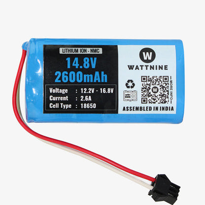 14.8V 2600mAh Lithium Ion Battery Pack for Industrial Robots and Vacuum Cleaning Robots