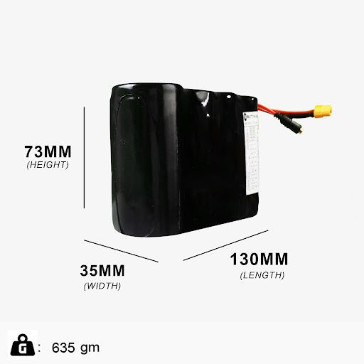 WATTNINE® 12.8V 6Ah Lithium Battery Pack - LiFePo4 Battery with 3 year Warranty