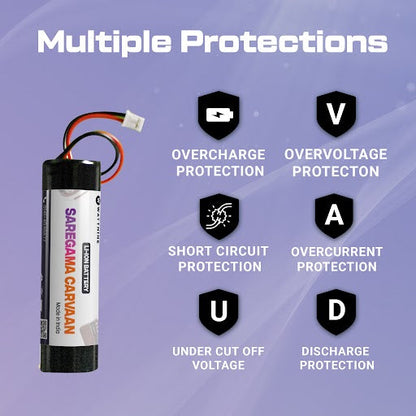 Saregama Carvaan Battery | 3.7V Battery with 2600mah Capacity