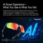 W640 8MP AI Cycling Smart Glasses with 6-Axis Stabilization — battery life and charging