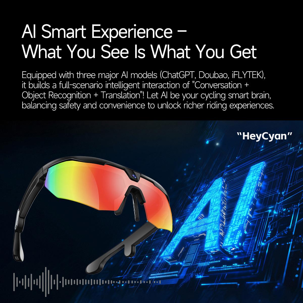 W640 8MP AI Cycling Smart Glasses with 6-Axis Stabilization — battery life and charging